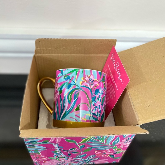 Lilly Pulitzer “I’m Feline Fine” Coffee Mug - Picture 5 of 7